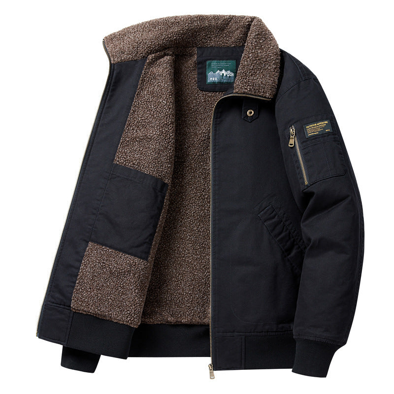 Lucas | Winter Fleece Bomber Jacket
