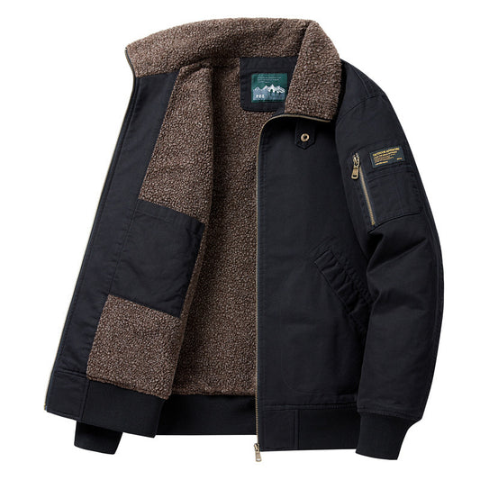 Lucas | Winter Fleece Bomber Jacket