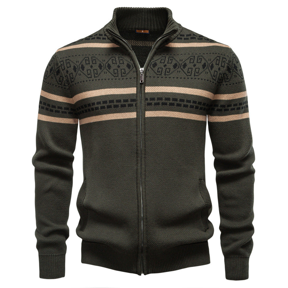 Sam | Knitted Zip-Up Sweater