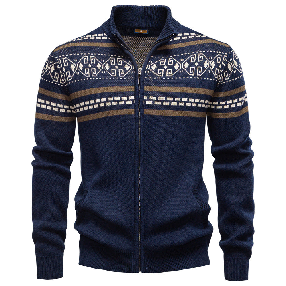 Sam | Knitted Zip-Up Sweater