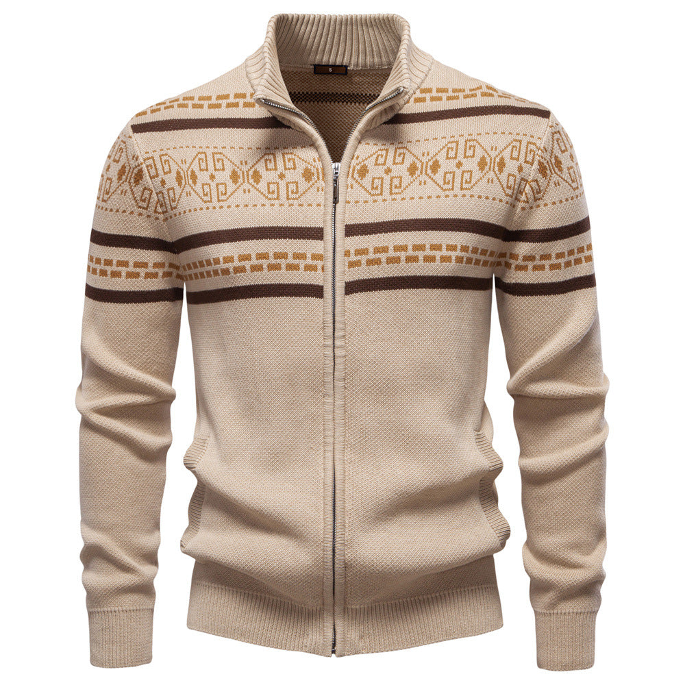Sam | Knitted Zip-Up Sweater