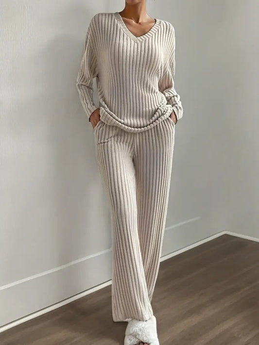 Alora | V Neck Lounge Set
