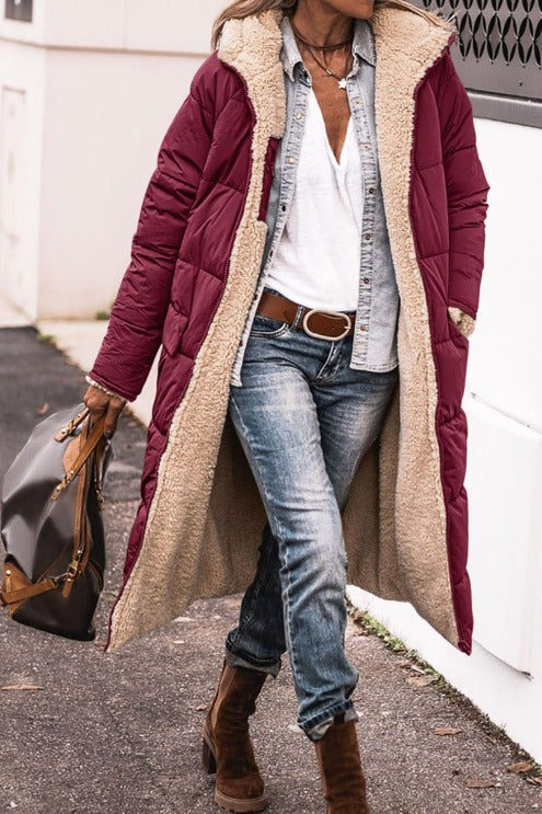 Amy | Quilted Long Winter Coat