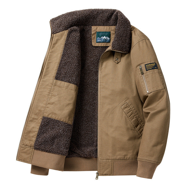 Lucas | Winter Fleece Bomber Jacket