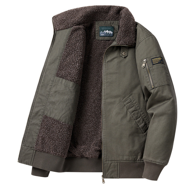 Lucas | Winter Fleece Bomber Jacket
