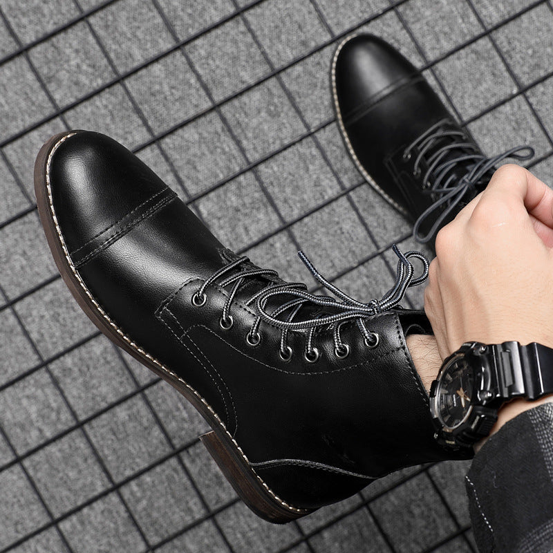 Piet | Faux Leather Ankle Boots