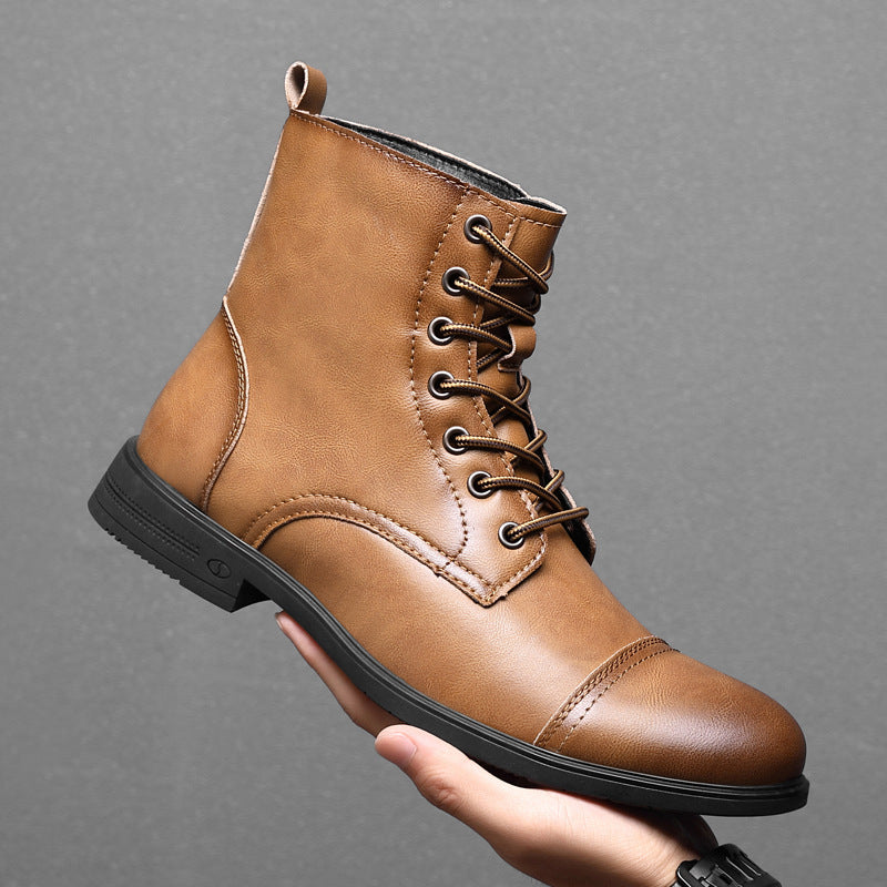 Piet | Faux Leather Ankle Boots
