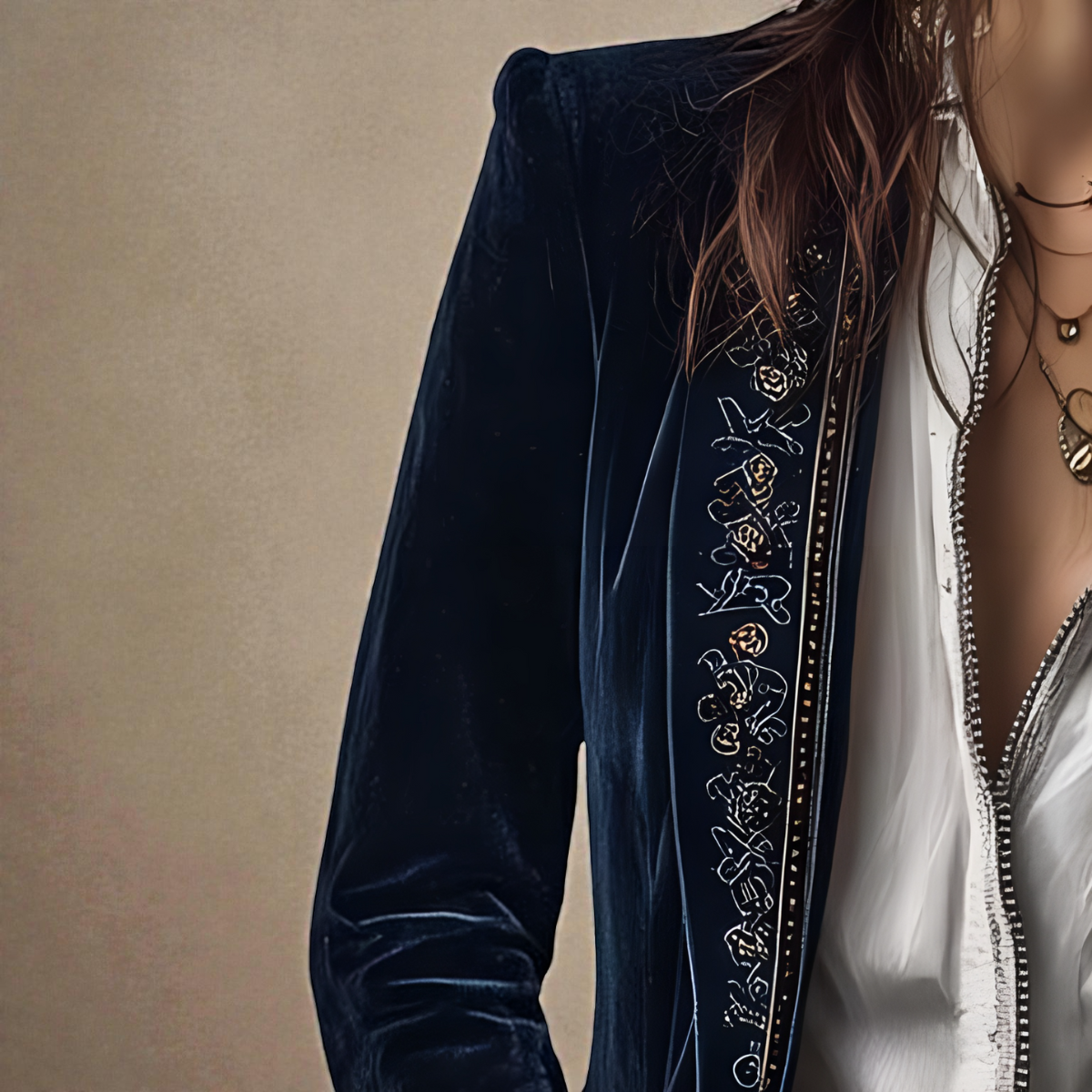 Emely | Women’s Velvet Blazer Jacket