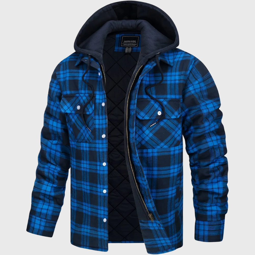 Stone | Quilted Hoodie