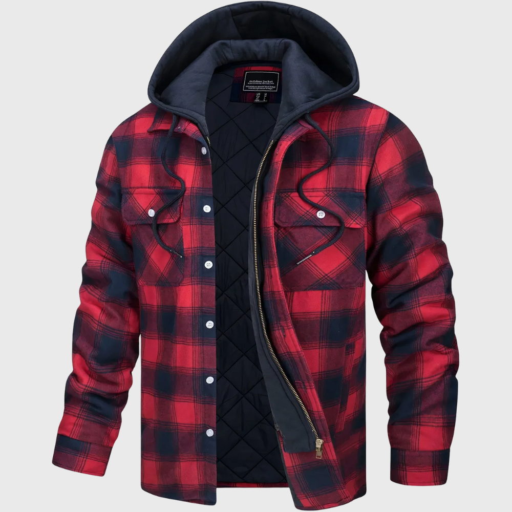 Stone | Quilted Hoodie