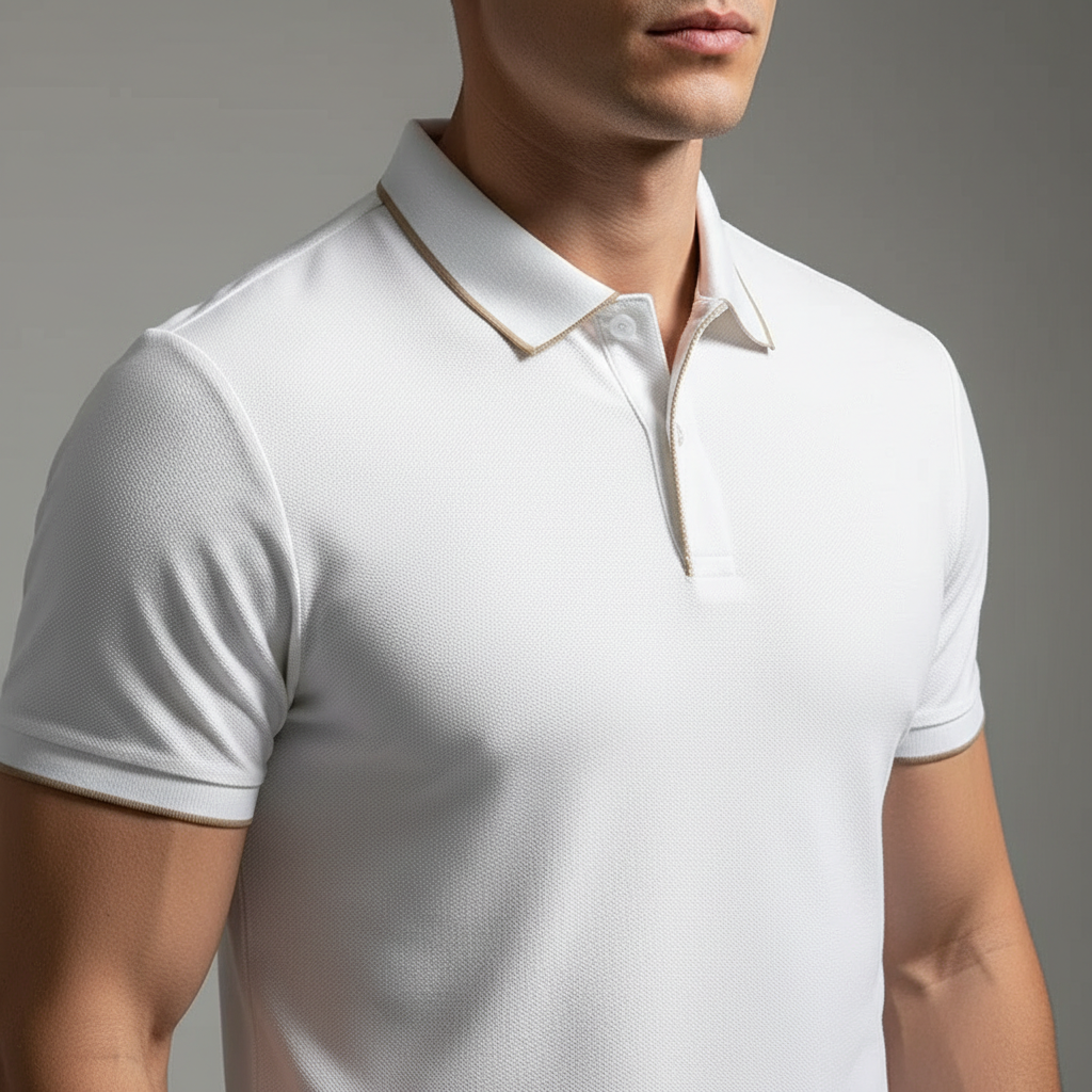 Kyle | Breathable Stretch Knit Polo Shirt