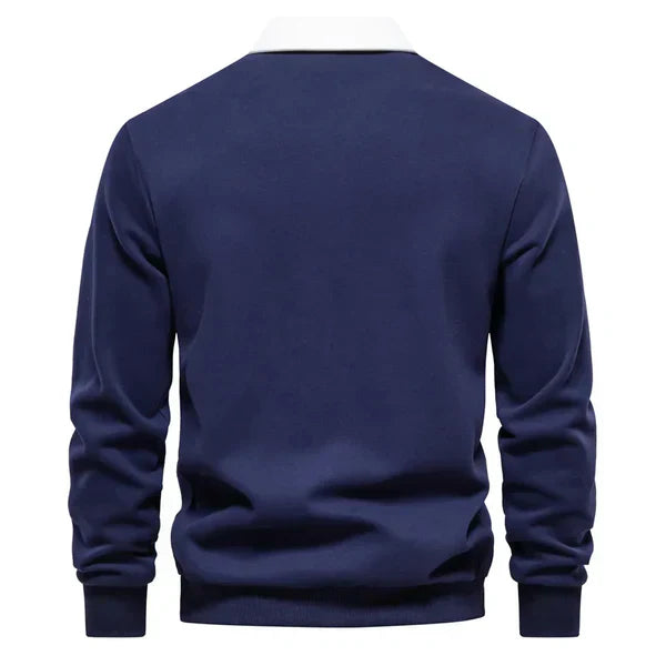 Sem | Long-Sleeve Polo Sweater