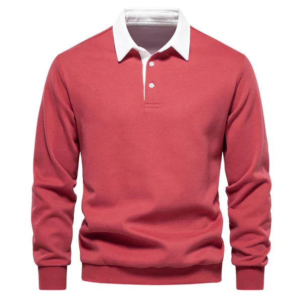 Sem | Long-Sleeve Polo Sweater