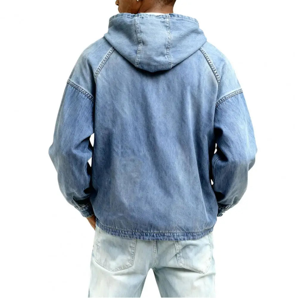 Cale | Washed Half-Zip Hoodie
