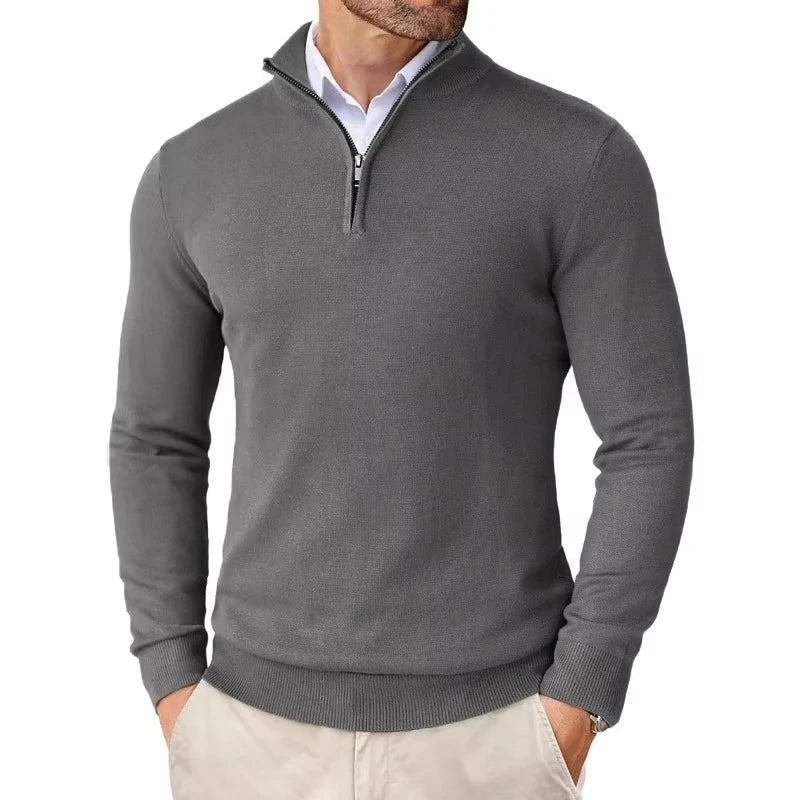 Harold | Half-Zip Knit Sweater