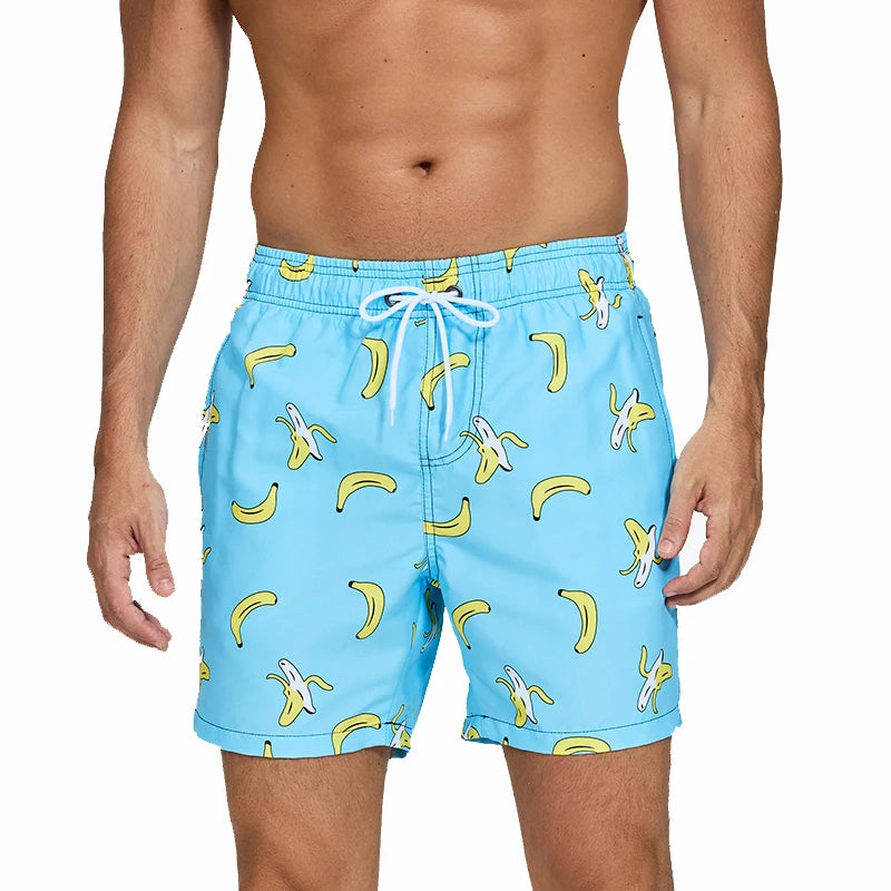 Coastal Banana | Quick-Dry Swim Shorts