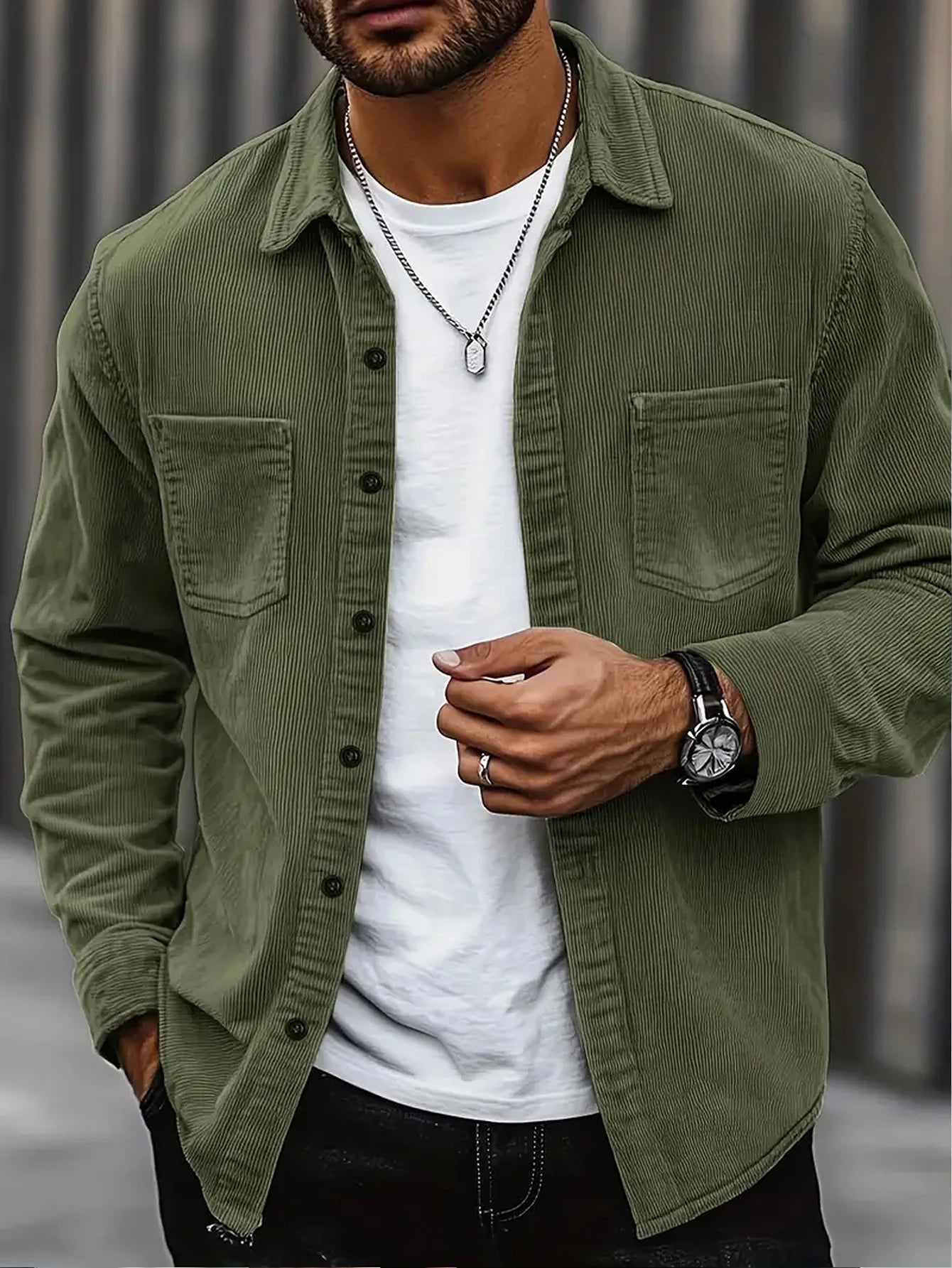 Ethann | Corduroy Overshirt