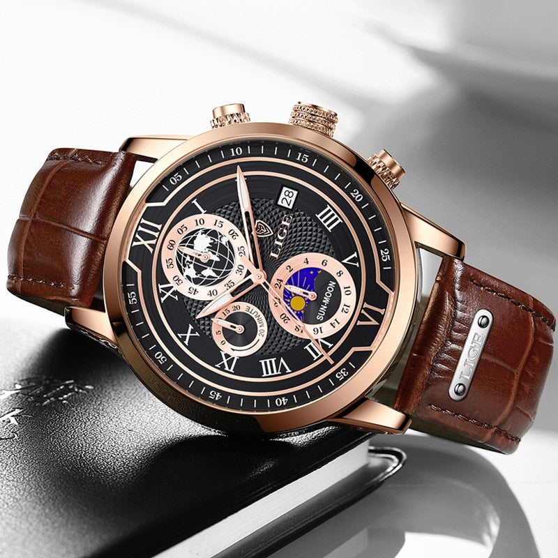 Luminescent Chronograph Wrist Watch