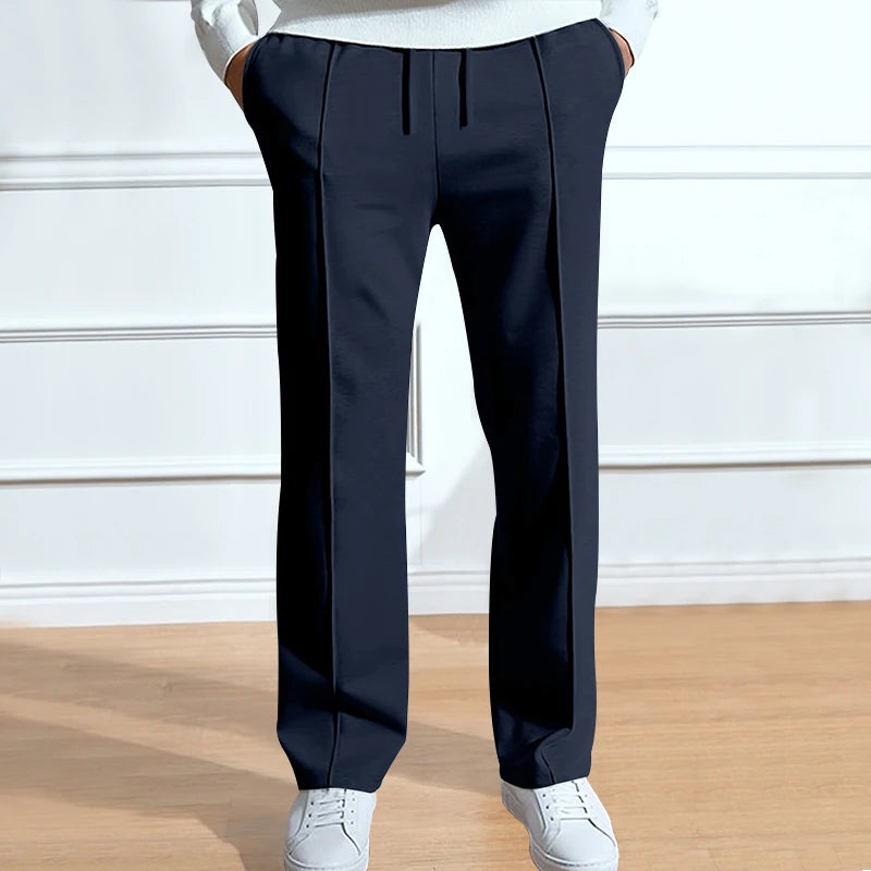 Gabriel | Men’s Solid Casual Trousers