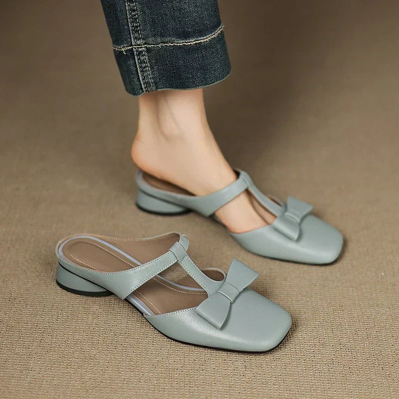 Annie | Square Toe Slippers