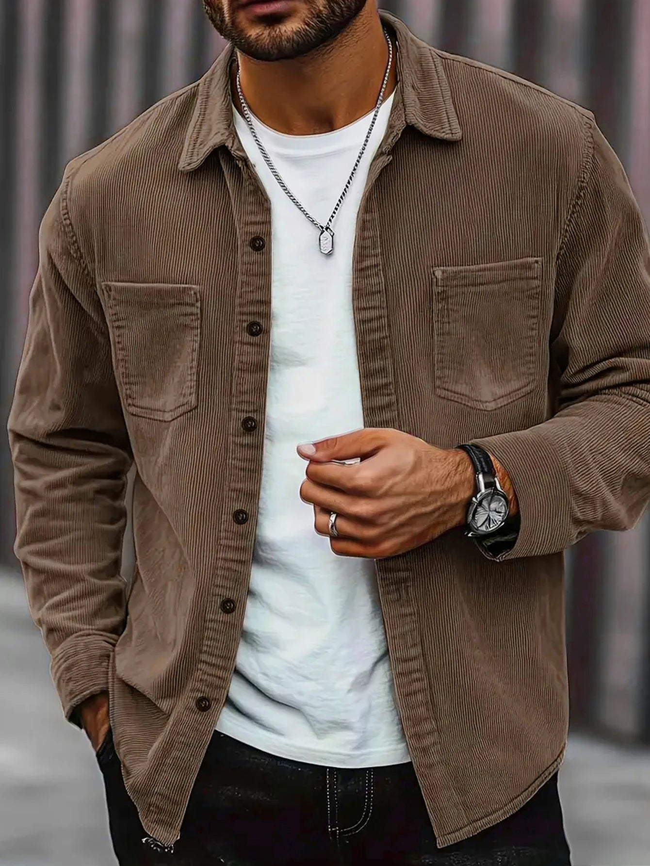 Ethann | Corduroy Overshirt