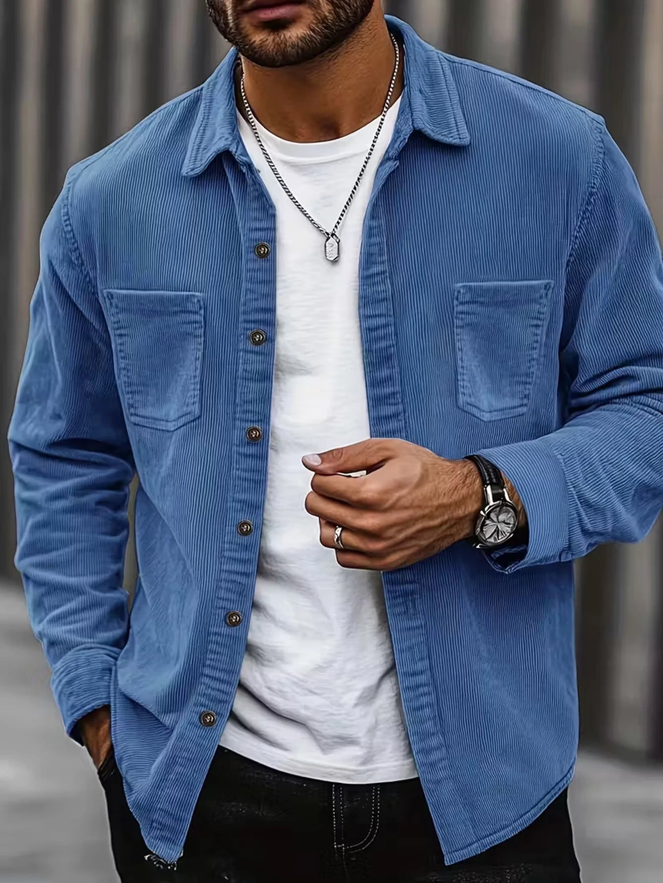 Ethann | Corduroy Overshirt