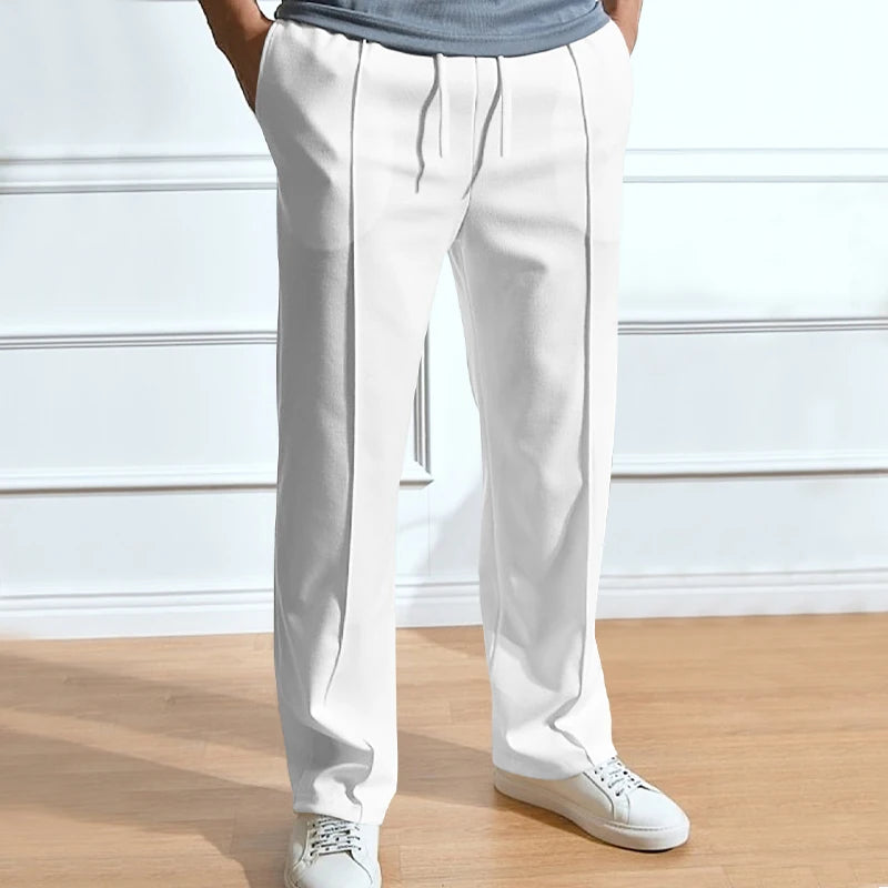 Gabriel | Men’s Solid Casual Trousers