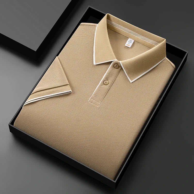 Kyle | Breathable Stretch Knit Polo Shirt
