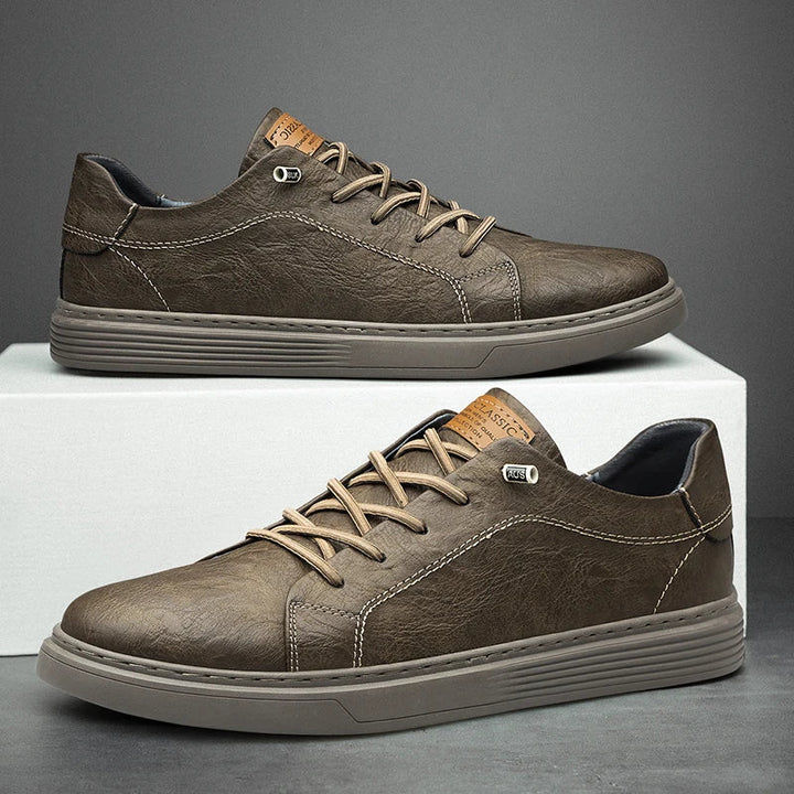 Douglas | Italian Leather Oxford Sneakers