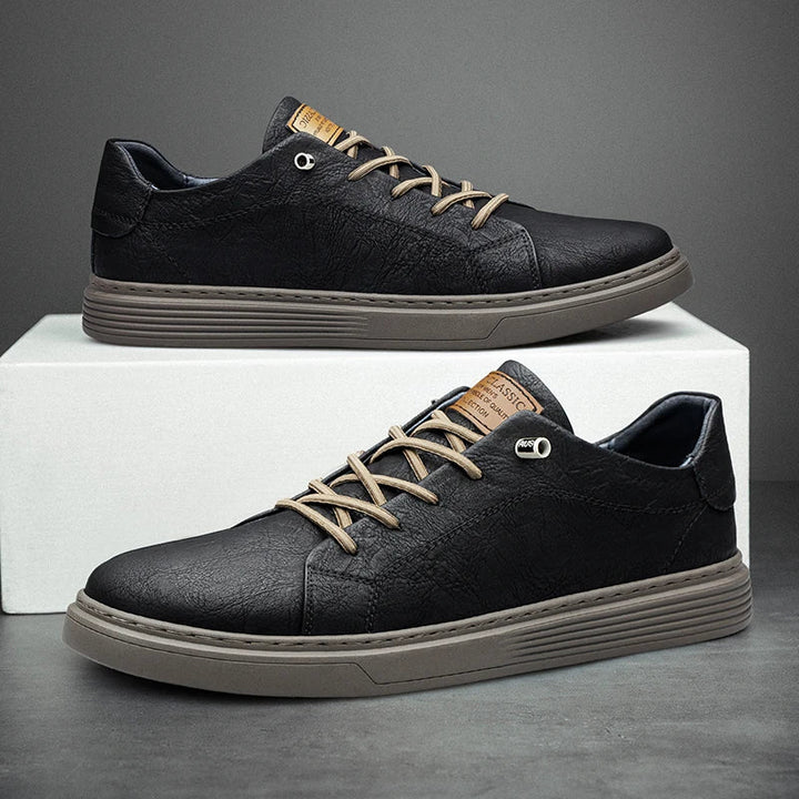 Douglas | Italian Leather Oxford Sneakers