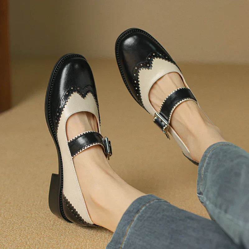 Annie | Miana Leather Mary Janes