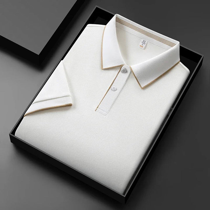 Kyle | Breathable Stretch Knit Polo Shirt