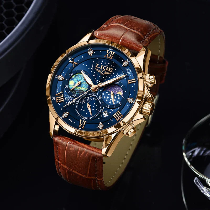 Celestial Chronograph Wrist Watch
