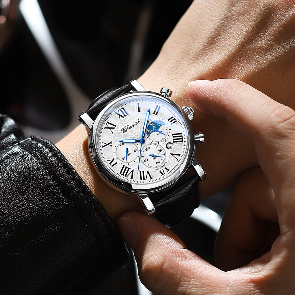 Slim Luxury Multifunctional Wrist Watch