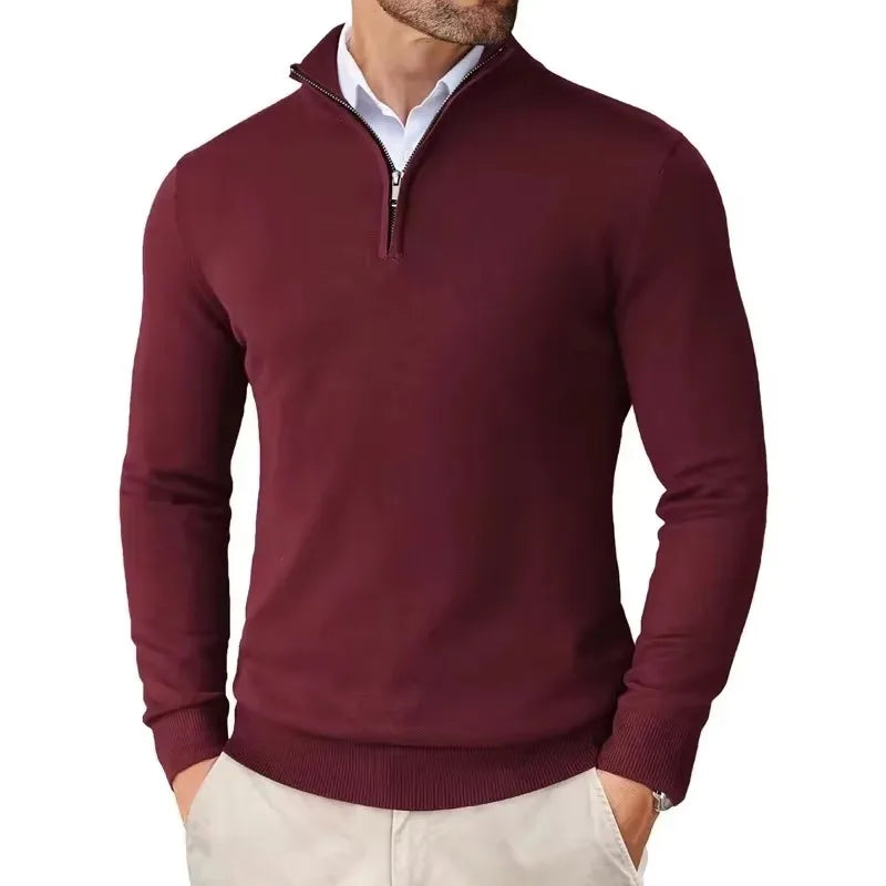Harold | Half-Zip Knit Sweater