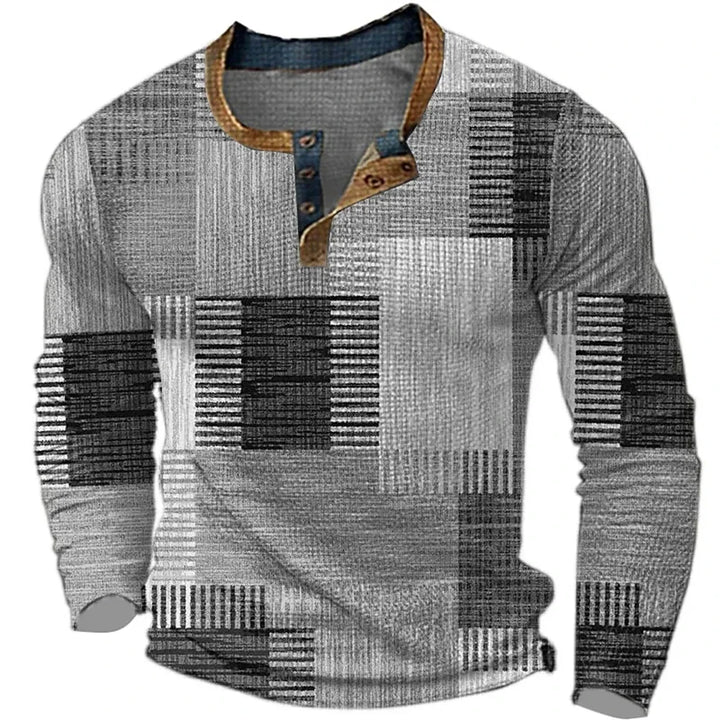 Jeffrey | Colorful Men's Long Sleeve Shirt