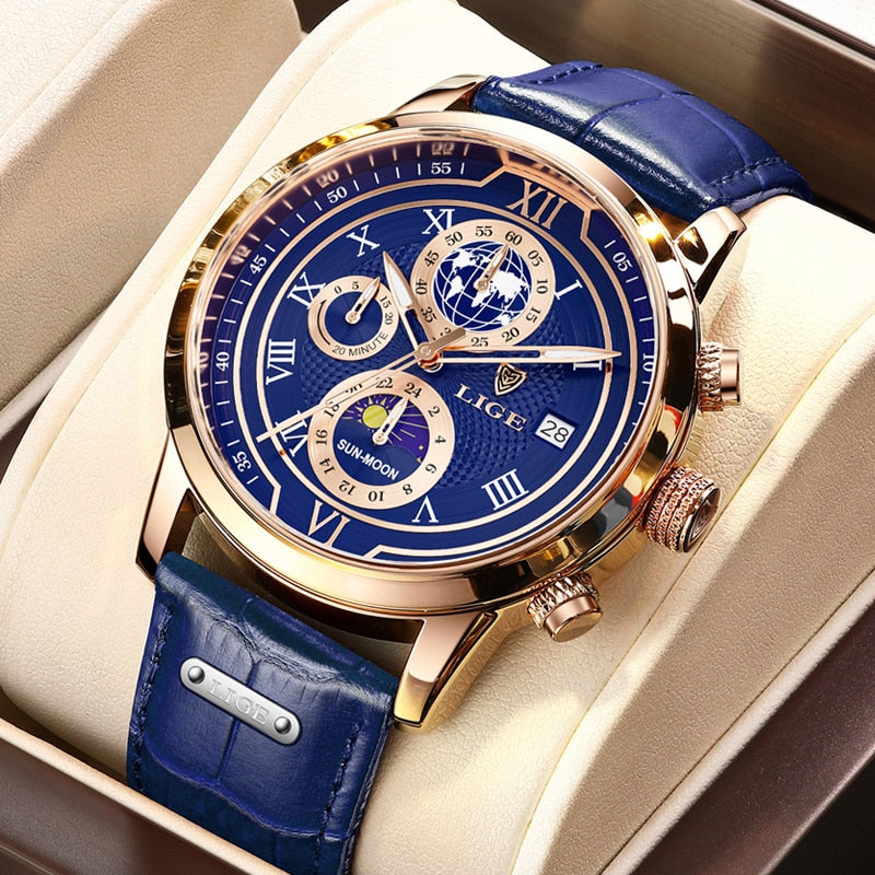 Luminescent Chronograph Wrist Watch