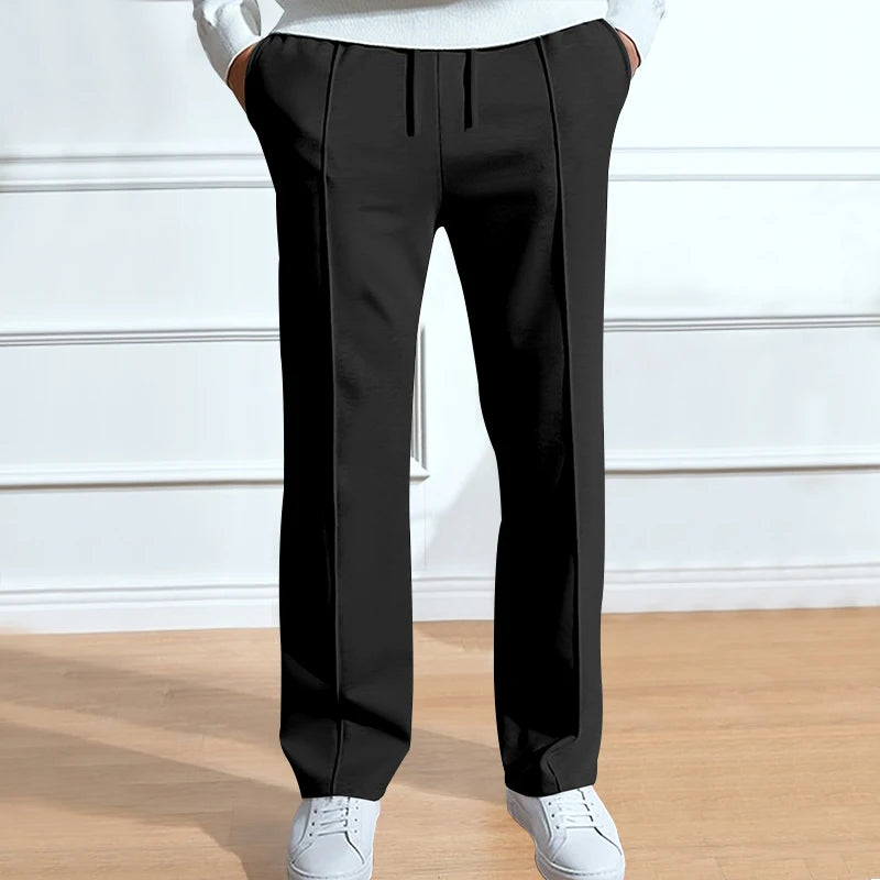 Gabriel | Men’s Solid Casual Trousers