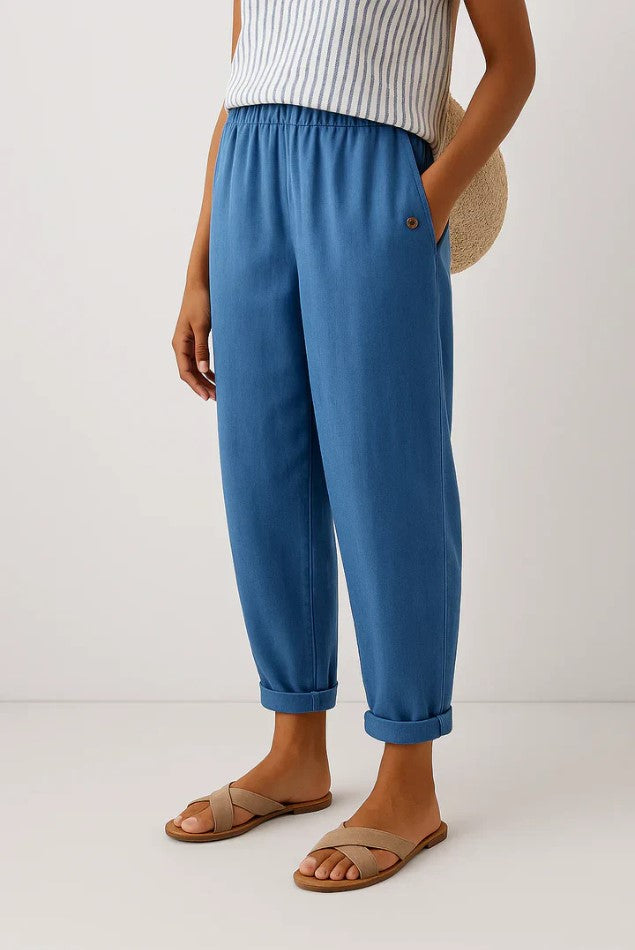 Lori | Effortless Linen Blend Trousers