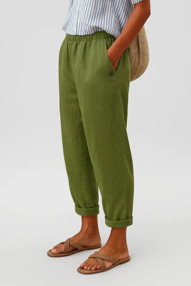 Lori | Effortless Linen Blend Trousers