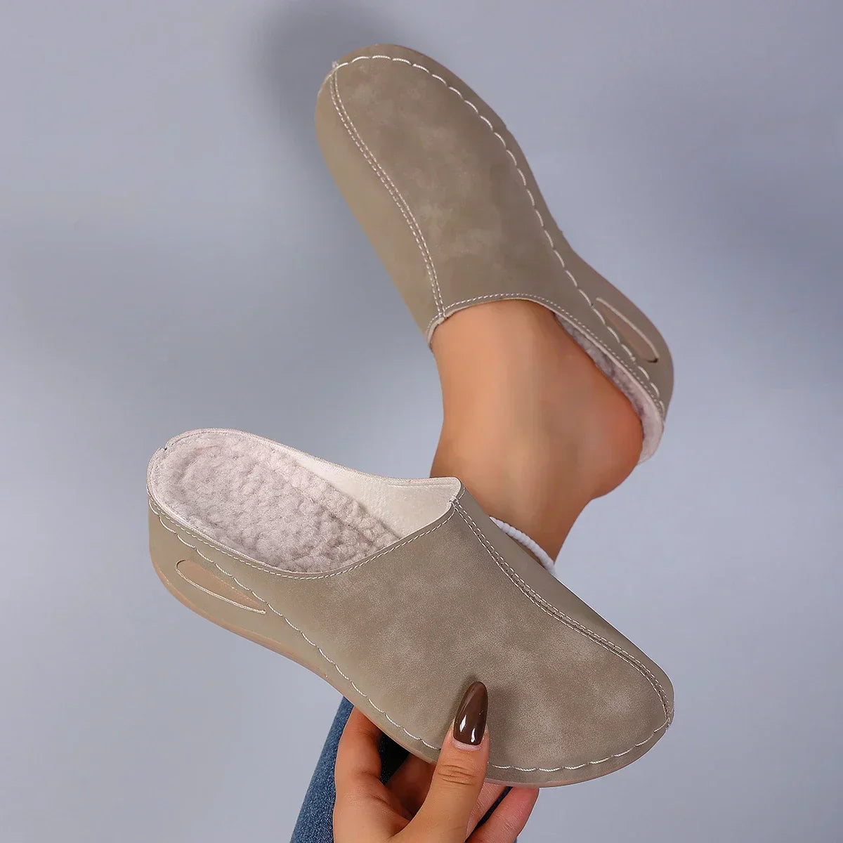 Madison | Warm Plush Lined Slippers