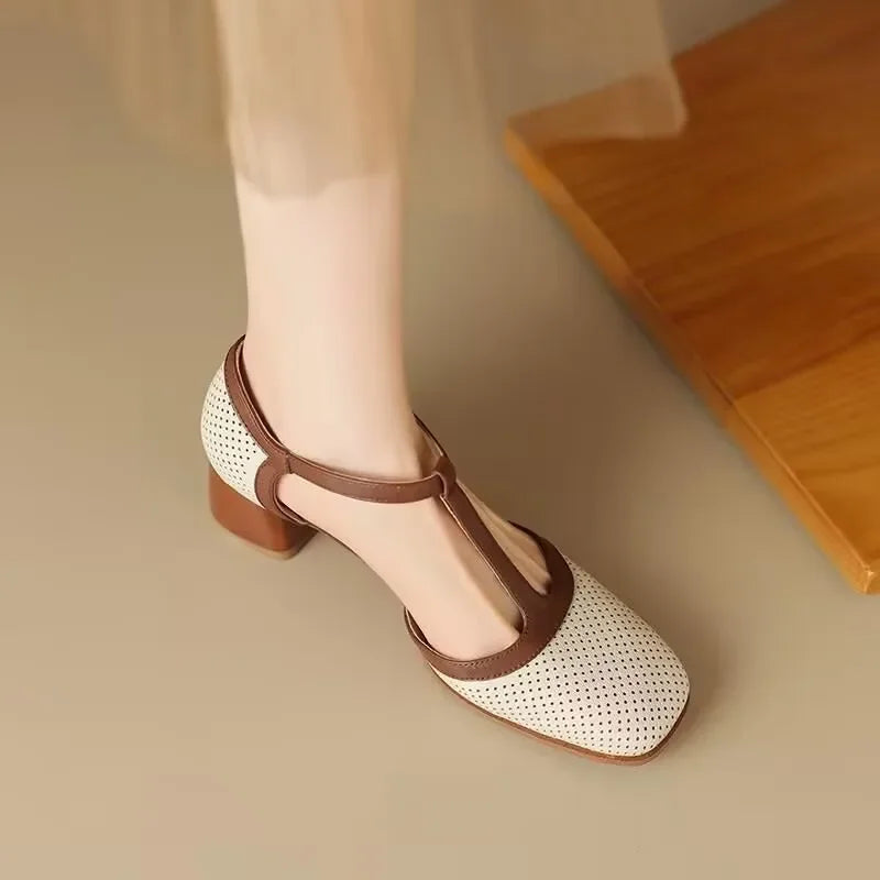 Annie | Isava Mid Heel Shoes