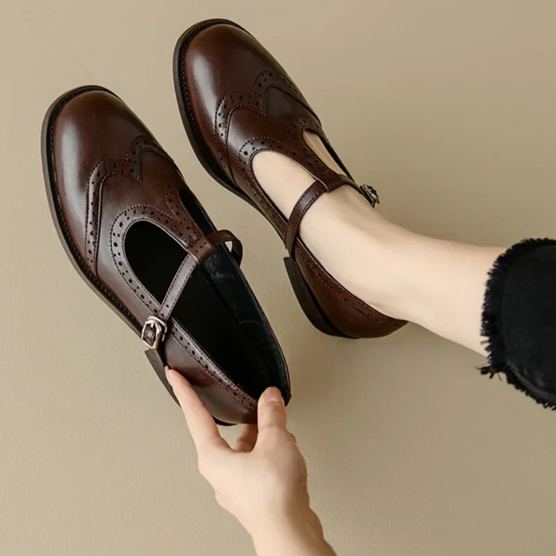Annie | Elegant T-Strap Mary Janes