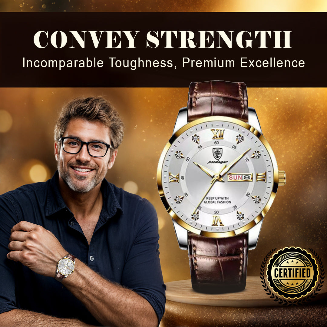 Elegant Slim Waterproof Wrist Watch
