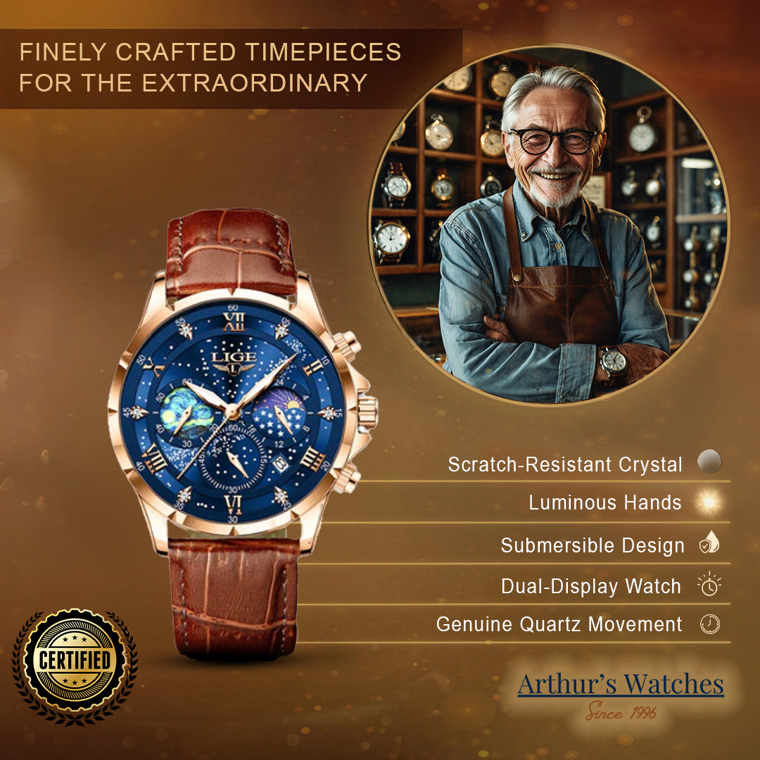 Celestial Chronograph Wrist Watch