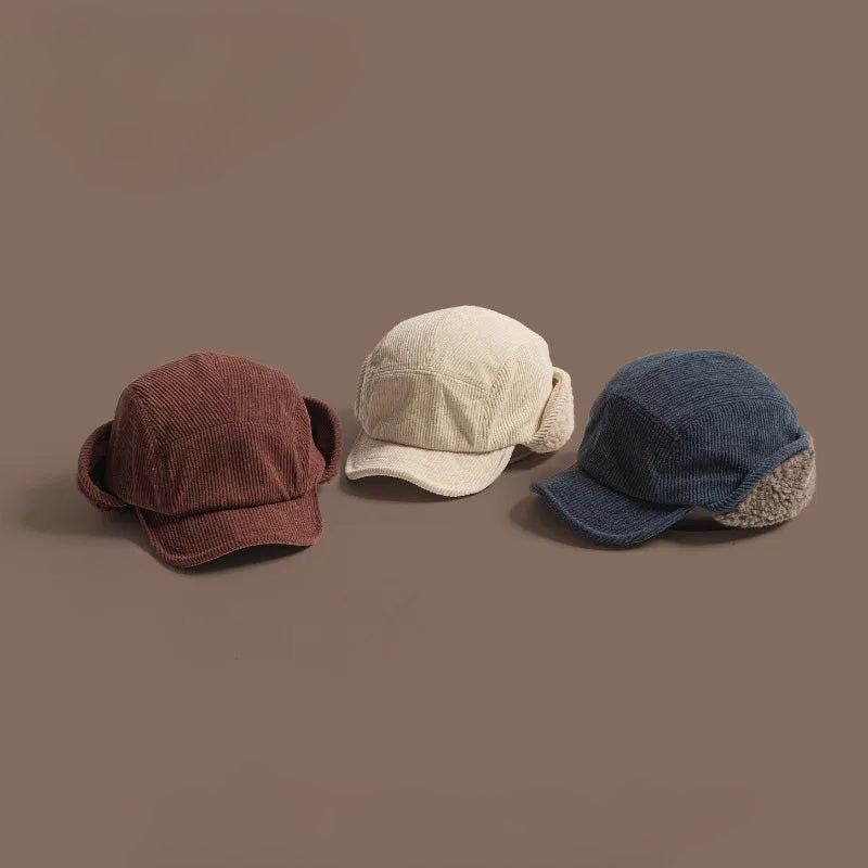 Morgan | Ribbed Earflap Winter Cap