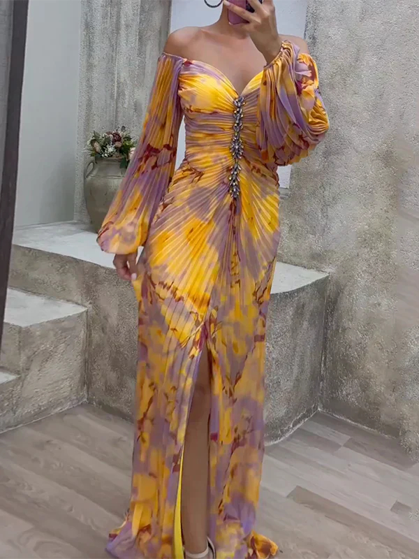 Yloria | Elegant V-Neck Dress
