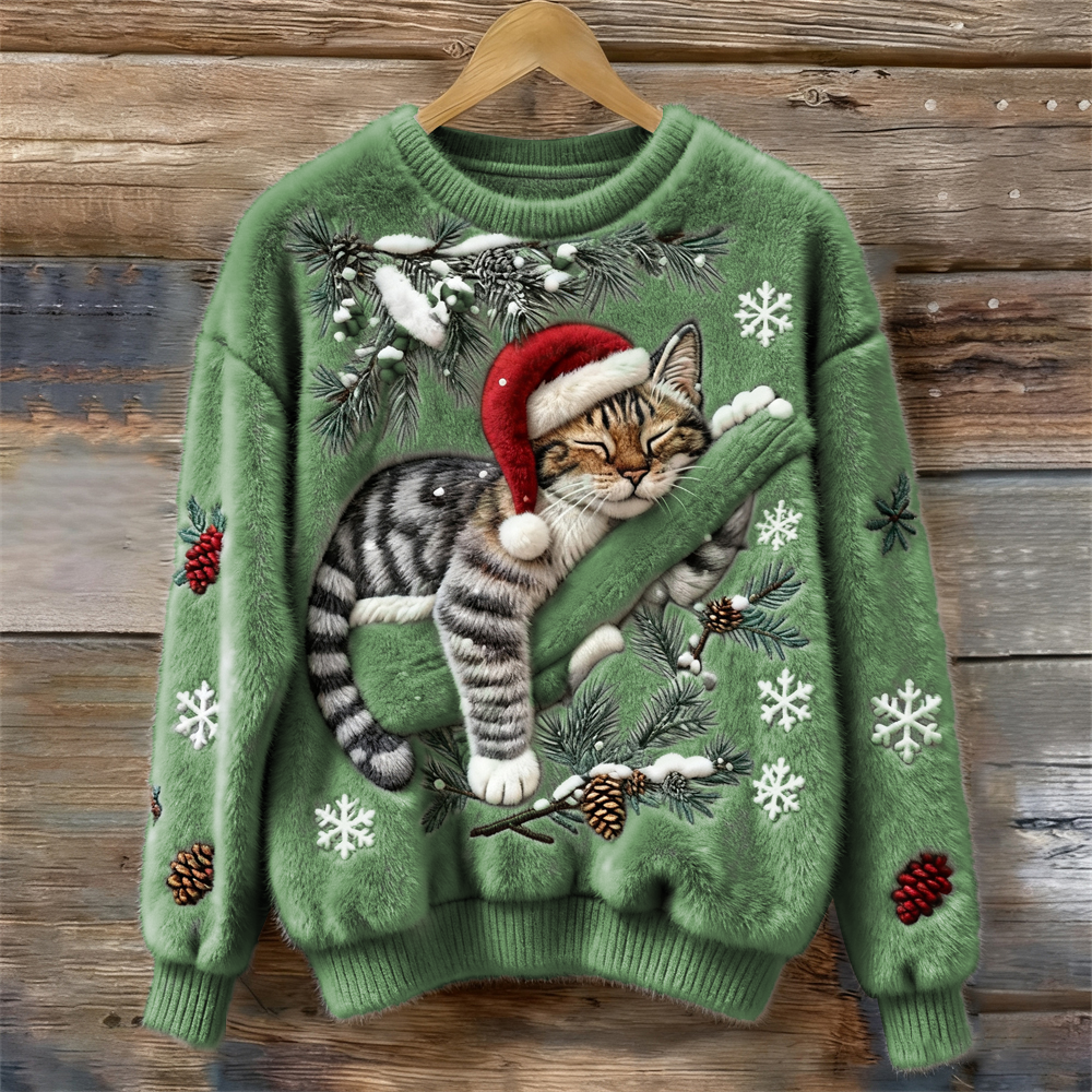 Holly | Christmas Cat Sweater