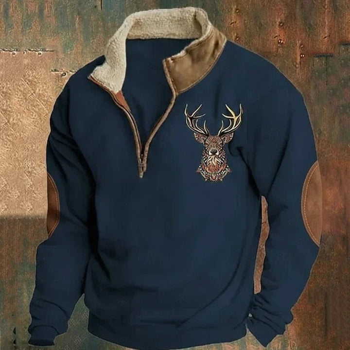 Joel | Nordic Stag Sweater