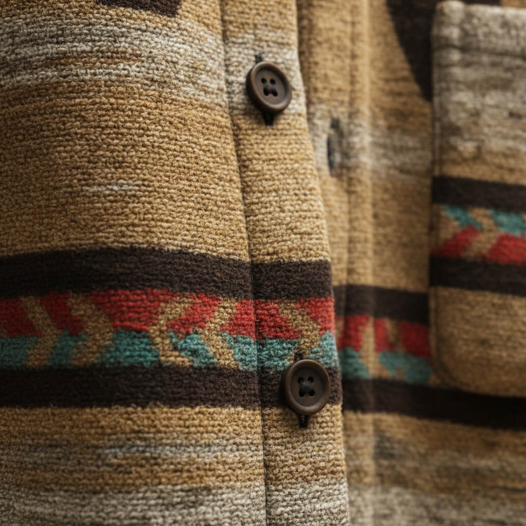 Austin | Winter Patterned Shirt Jacket